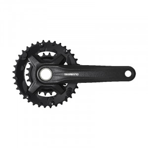 ANGRENAJ PEDALIER SHIMANO FC-MT210-2 PT. 9 VIT. BRAT 170MM 36X22T FARA CG 2-PCS FC FARA BUTUC PEDALIER NEGRU AMBALAT IND.
