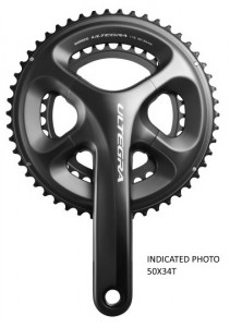 ANGRENAJ PEDALIER SHIMANO ULTEGRA FC-6800 46X36T BRAT 170MM PT. 11 VIT. PE SPATE HOLLOWTECH 2 FARA BUTUC PEDALIER AMBALAT IND.