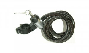 Antifurt Cablu CONTEC C-400 8mm/150cm - Black