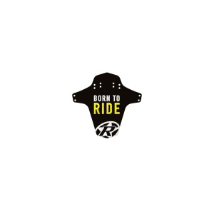 Aparatoare Reverse Born to Ride negru/alb/galben - Img 1