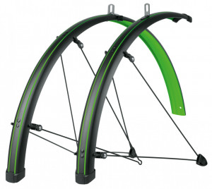 Aparatori bicicleta SKS Stingray 28 - Black/Green | Set - Img 2