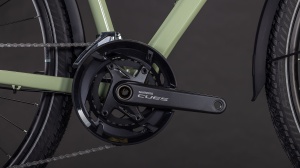 BICICLETA CUBE KATHMANDU EXC TRAPEZE PEA GREY 2026 46 cm - Img 4
