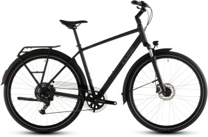 BICICLETA CUBE TOURING ONE NIGHT CHROME 2026 58 cm