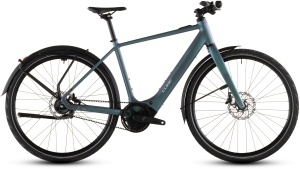 BICICLETA ELECTRICA CUBE EDITOR HYBRID SLT 400X FE SMARAGDGREY PRISM 2026 58 cm