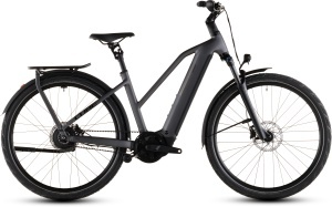 BICICLETA ELECTRICA CUBE KATHMANDU HYBRID COMFORT PRO 800 TRAPEZE SLABGREY BLACK 2026 50 cm