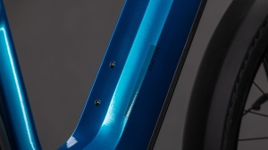 BICICLETA ELECTRICA CUBE REACTION HYBRID PERFORMANCE 600 FE EASY ENTRY ELECTRICBLUE DAZZLE 2026 cadru S (16") - roti 27.5 - Img 3