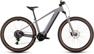 BICICLETA ELECTRICA CUBE REACTION HYBRID PERFORMANCE 600 PLUMGREY BLACK 2026 cadru XXL (23") - roti 29