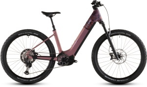BICICLETA ELECTRICA CUBE REACTION HYBRID SLX 800 EASY ENTRY SHIFTBLUSH ART 2026 cadru S (16") - roti 27.5