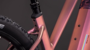 BICICLETA ELECTRICA CUBE REACTION HYBRID SLX 800 TRAPEZE SHIFTBLUSH ART 2026 cadru L (20") - roti 29 - Img 4