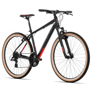 Bicicleta Rock Machine Crossride 100 29 Matte Black/Dark Grey/Brick Red 18.0 - (M) - Img 6