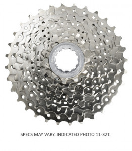 BLOC DE PINIOANE PE CASETA SHIMANO CLARIS CS-HG50 8 VIT. 11-13-15-18-21-24-28-32T (AW) NI-PLATED AMBALAT IND.