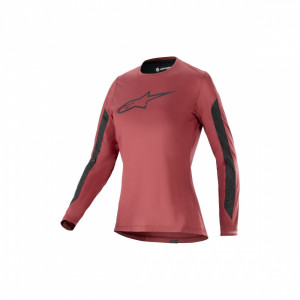 Bluza Alpinestars Stella A-Dura Dri Switch SS Jersey Burgundy S - Img 2