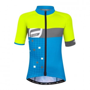 Bluza Copii Force Square fluo/albastru 154-164 cm - Img 2