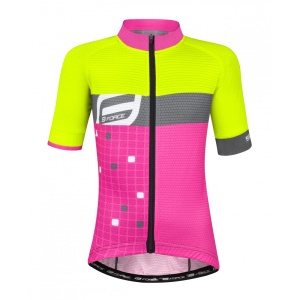 Bluza Copii Force Square fluo/roz 128-140 cm - Img 1