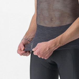 Bluza corp fara maneci Castelli Miracolo Wool SL, Gri, M - Img 5