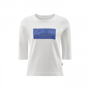 BLUZA CUBE ORGANIC WS 3/4 SHIRT LOGO 3.0 WHITEÂ´NÂ´BLUE M
