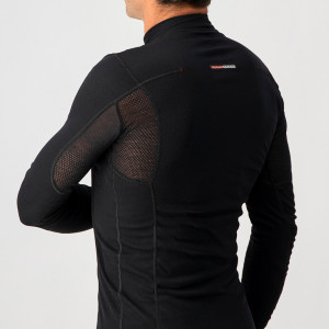 Bluza de corp cu maneca lunga Castelli Flanders Warm LS, Negru, S - Img 4