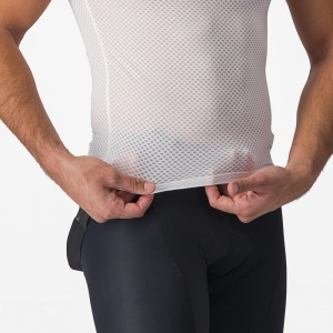 Bluza de corp fara maneci Castelli PRO Mesh 2.0 SL, pentru barbati, alb, XXL - Img 3