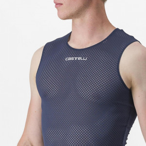 Bluza de corp fara maneci Castelli PRO Mesh 2.0 SL, pentru barbati, albastru belgian, S - Img 4