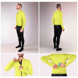 Bluza Force Endless cu maneca lunga fluo XS - Img 3