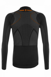 Bluza termica FUNKIER Campania Elite - Gri/Portocaliu M/L - Img 3