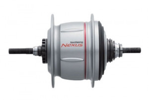 BUTUC CU VITEZE INTERNE SHIMANO NEXUS SG-8R36-VS 8 VIT. 36H NU PT. FRANA ROLLER 132X184MM CU GARNITURA DE PRAF STANGA INTEGRATA NEGRU VRAC