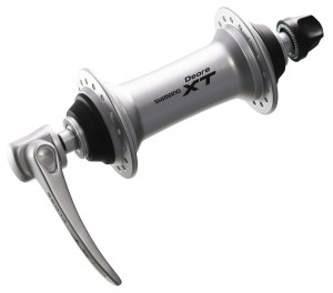 BUTUC FATA SHIMANO HB-M770S DEORE XT 36H ARGINTIU OLD:100MM AX:108MM AMBALAT IND.