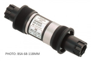 BUTUC PEDALIER SHIMANO BB-ES25-K BSA 68MM-126MM OCTALINK FARA SURUBURI DISTANTIER 0.7MM PT. CHAINCASE VRAC