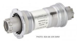 BUTUC PEDALIER SHIMANO DURA ACE TRACK BB-7710 BSA 68-109.5MM OCTALINK NJS-TYPE AMBALAT IND.