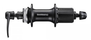 BUTUC SPATE SHIMANO ACERA FH-M3050 32H 8/9/10 VIT. OLD 135MM AX 146MM QR 170MM PT. ROTOR CENTER LOCK FARA PROTECTIE PT. MONTURA DISCULUI NEGRU AMBALAT IND.