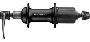 BUTUC SPATE SHIMANO ACERA FH-T3000 36H 8/9/10 VIT. OLD 135MM AX 146MM QR 166MM NEGRU AMBALAT IND.
