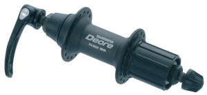 BUTUC SPATE SHIMANO DEORE FH-M530 36H 8/9 VIT. OLD 135MM AX 146MM QR 173MM NEGRU NEGRU VRAC