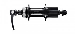 BUTUC SPATE SHIMANO DEORE FH-M6000 32H 8/9/10-VIT. OLD 135MM AX 146MM QR 173MM BLACK PT. ROTOR CENTER LOCK (FARA PIULITA DE STRANGERE) FARA PROTECTIE PT. MONTURA DISCULUI NEGRU AMBALAT IND.