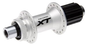 BUTUC SPATE SHIMANO DEORE XT FH-M788 8/9/10 VIT. 32H PT. AX 12MM THRU (FARA AX) PT. ROTOR CENTER LOCK OLD 142MM ARGINTIU AMBALT IND.