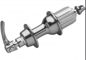BUTUC SPATE SHIMANO DURA ACE FH-7700 36H 8/9 VIT. OLD 130MM QR 163MM AMBALAT IND.