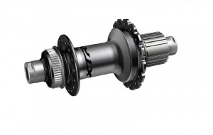 BUTUC SPATE SHIMANO XTR FH-M9111-B 28H 12 VIT. OLD 148MM AX E-THRU AX 12MM (FARA AX) FARA SCYLENCE PT. ROTOR CENTER LOCK (FARA PIULITA DE STRANGERE) AMBALAT IND.