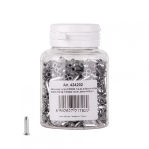 Capete cablu Force argintii 1.6mm