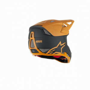 Casca Alpinestars Missile Tech Racer Helmet Black Dark Gold Matt L - Img 3