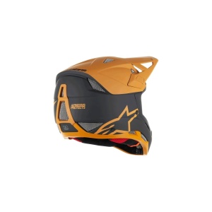 Casca Alpinestars Missile Tech Racer Helmet Black Dark Gold Matt M - Img 2