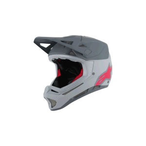 Casca Alpinestars Missile Tech Racer Helmet Light Gray Dark Gray Matt L