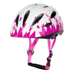 Casca copii Force Ant Junior, alb/roz, XS-S (48-52 cm)