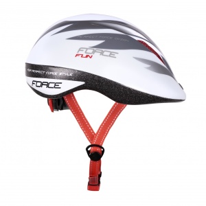 Casca copii Force Fun Stripes alb/gri M (52-56 cm) - Img 4