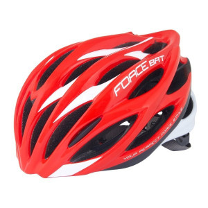 Casca Force Bat rosu/alb S-M (54-58 cm) - Img 2