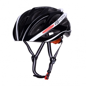 Casca Force Bull negru/alb S-M (54-58 cm)