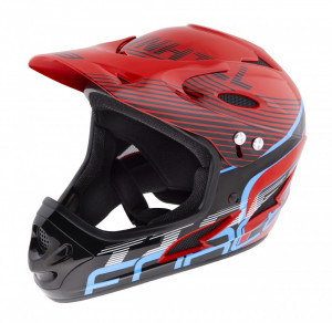 Casca Force Tiger Downhill Red/Black/Bleu S-M (57-58 cm) - Img 2