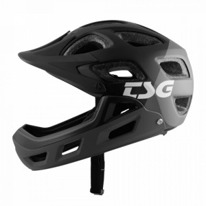 Casca Full Face TSG Seek FR Graphic Design - Flow Grey Black S/M