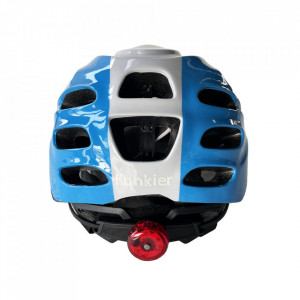 Casca FUNKIER Neutron w/LED Blinker - Blue Police XS (44-48) - Img 3