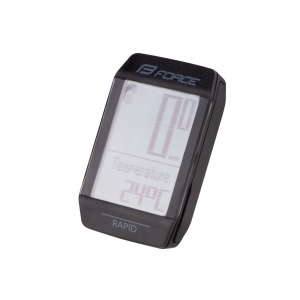 Ciclocomputer Force RAPID 15F fara fir, negru - Img 2