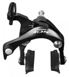 CLESTI DE FRANA SHIMANO 105 BR-5800-L FATA SABOTI R55C4 PIULITA INGROPATA 27.5MM SUNKEN NUT 10.5/12.5/18/27/32MM CS-51 NEGRU AMBALAT IND.