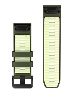Curea Garmin quickfit 26 - Silicon Olive Drab/Citron - Img 2